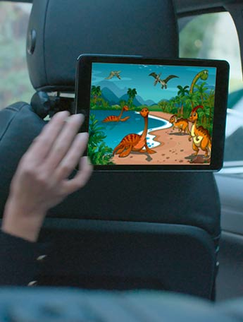 Miniatyrbillede 3 af 5: Mobilis SOPORTE UNIV U.FIX TABL PARA REPOSACABEZA COCHE Passiv holder Tablet/UMPC Sort