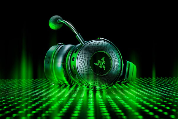 Miniatyrbild 3 av 7: Razer Kraken V3 Pro Headset Kabel & Trådlös Huvudband Spela USB Type-A Svart