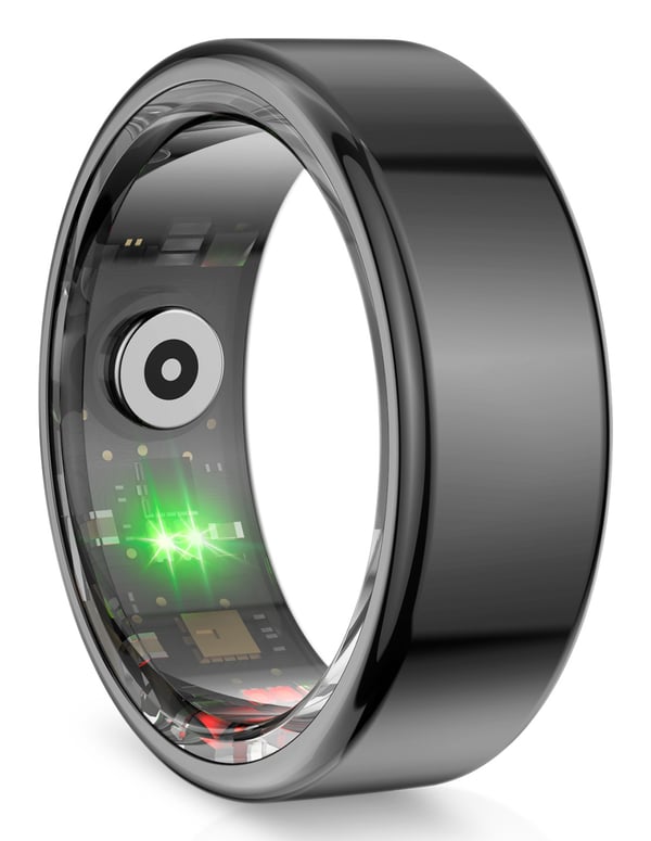 Miniatyrbild 2 av 8: Ksix Saturn Nej Aktivitetsmätare med smart ring IP68 Svart