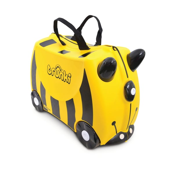 Trunki Bernard Bee Vagn Hårt skal Gul 18 l Plast