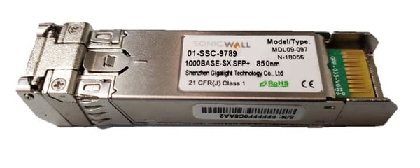 SonicWall 01-SSC-9789 transceiver-moduler för nätverk Fiberoptik 1000 Mbit/s mini-GBIC/SFP 850 nm