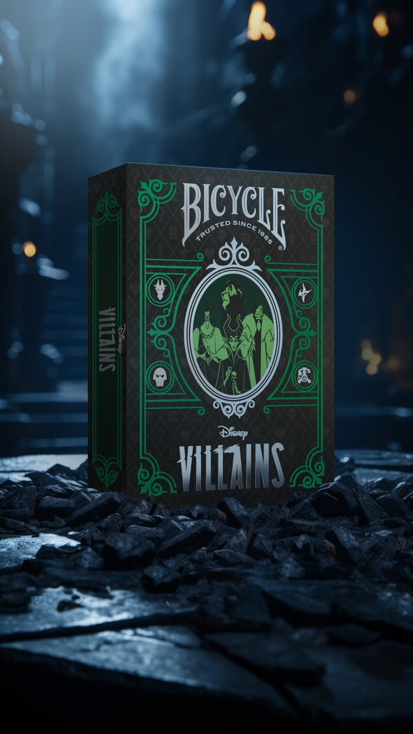Pikkukuva 17 / 17: Bicycle Disney Villains pelikortti 56 kpl