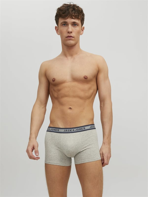 Jack & Jones 5714495758319 underställsbyxa Boxertrosa Svart, Burgundisk, grafit, Grön, Grå