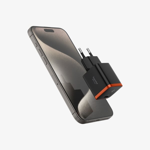 Spigen ArcStation Essential 30W Headset, Smartphone, SmartWatch, Tablet Sort Vekselstrøm Hurtig opladning Indendørs