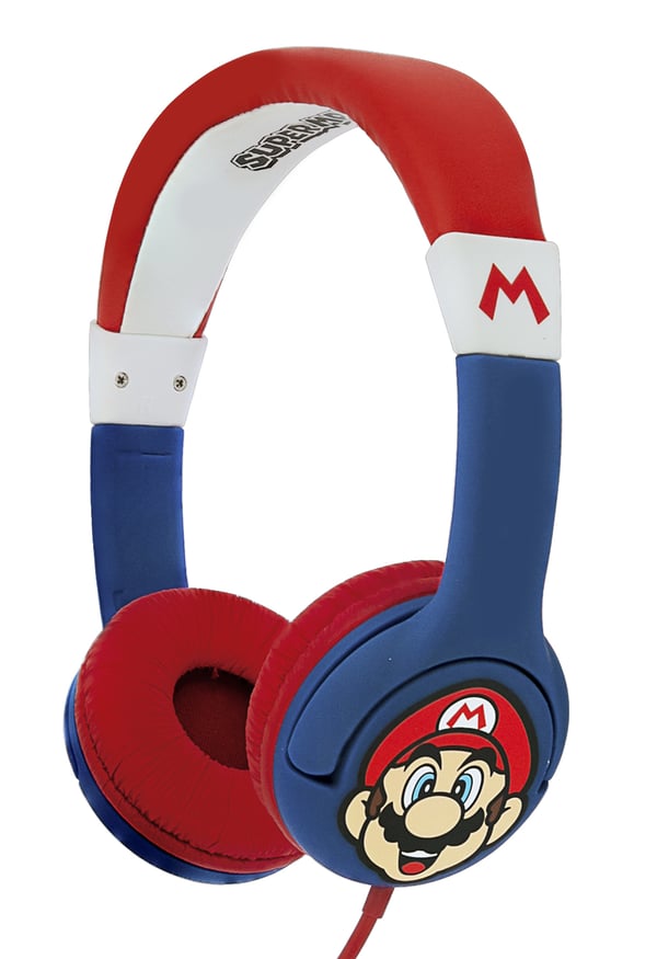 OTL Technologies Super Mario Blue Hörlurar Kabel Huvudband Musik Multifärg
