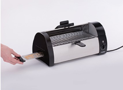 Cloer 3080 toaster ovn Sort, Rustfrit stål