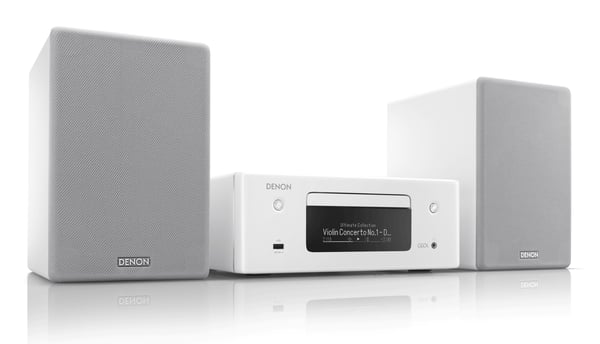 Miniatyrbild 1 av 5: Denon CEOL N10 Hemmaljud minisystem 130 W Vit