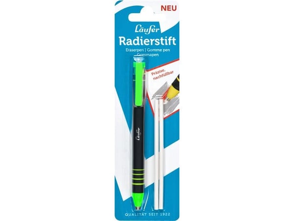 Laufer 69541 pyyhekumi Muovi Vihreä 3 kpl Laufer 69541 pyyhekumi Muovi Vihreä 3 kpl