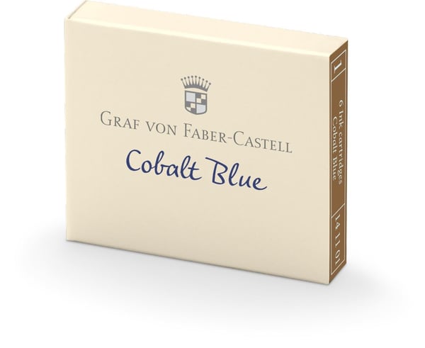 Faber-Castell 141101 genopfyldelig pen Blå 6 stk Faber-Castell 141101 genopfyldelig pen Blå 6 stk