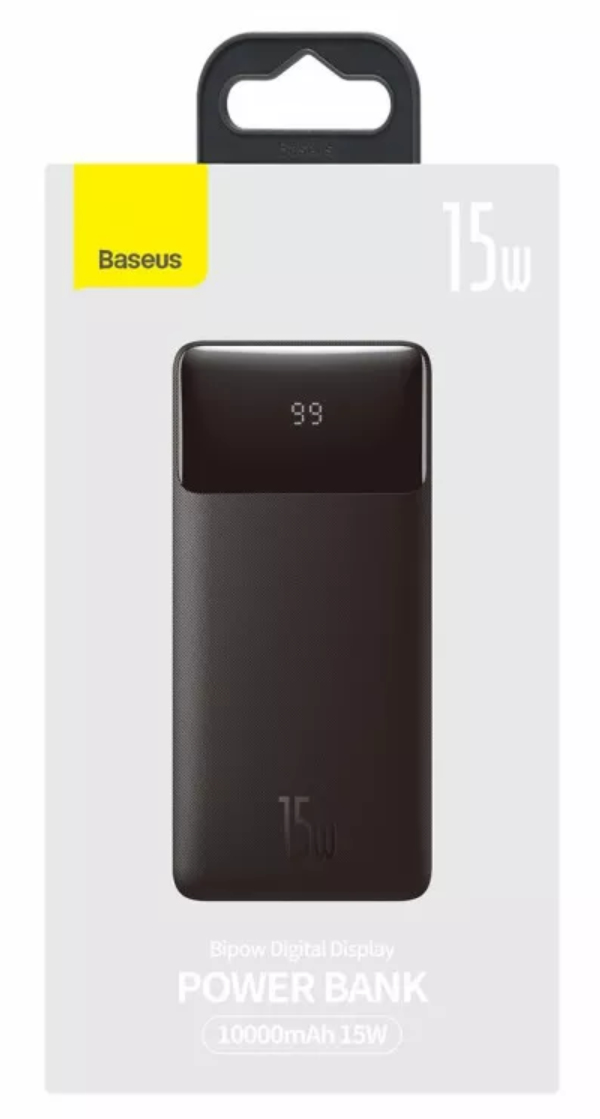 Baseus Bipow Litium polymeeri (LiPo) 10000 mAh Musta
