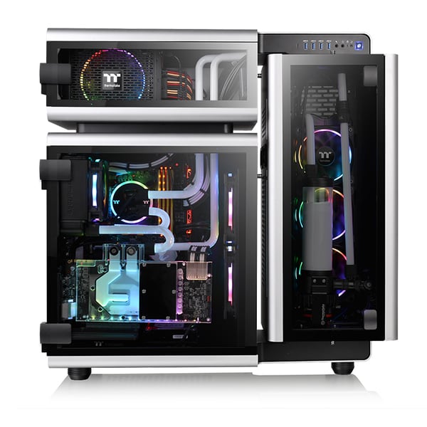 Thermaltake Level 20 Ultra Tower Aluminium, Sort, Grå