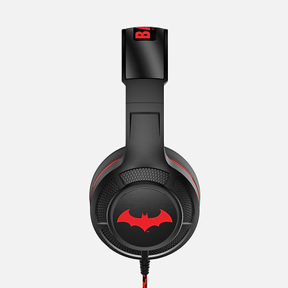 OTL Technologies DC Comics DC0905 hörlur och headset Kabel Huvudband Spela Svart, Röd