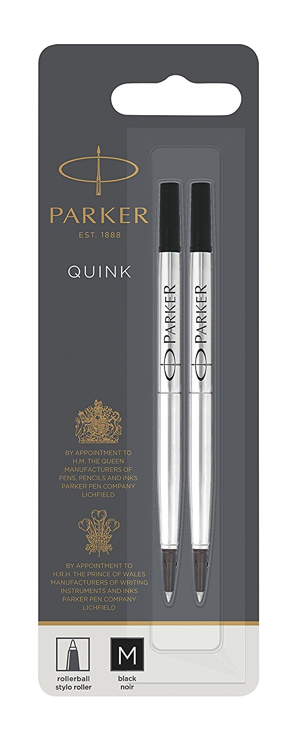Parker 1950325 genopfyldelig pen Mellem Sort 2 stk