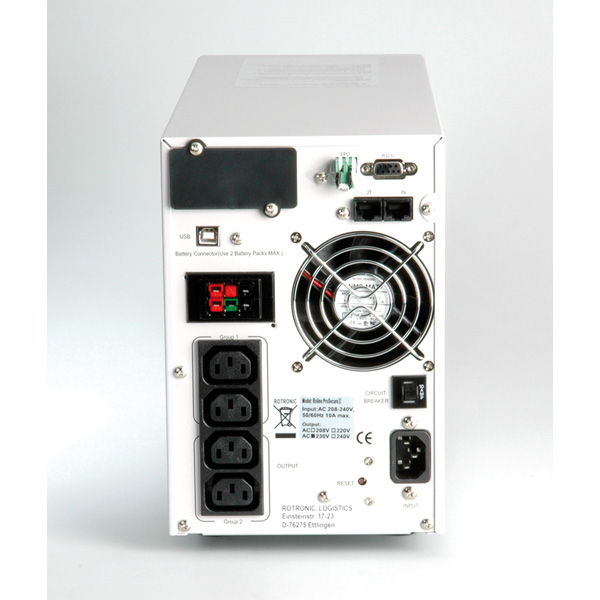 Miniatyrbillede 2 af 3: ROLINE ProSecure II 1500 - Online UPS UPS-enhed