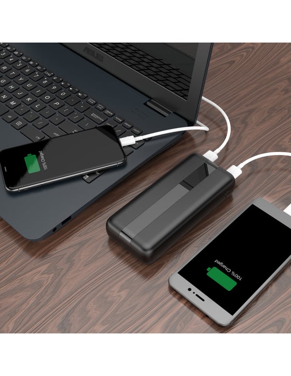 Contact LCBA20000U02 powerbank Lithium polymer (LiPo) 20000 mAh Sort