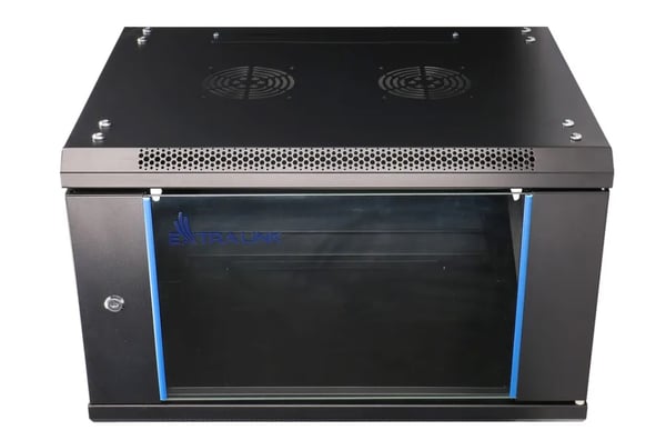 Miniatyrbillede 1 af 6: Extralink EX.7225 stativ 6U Vægmonteret stativ Sort
