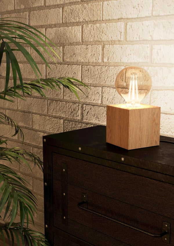 EGLO 43733 bordlampe E27 40 W Brun