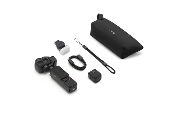 Miniatyrbillede 7 af 10: DJI Osmo Pocket 4P kardanled kamera 4K Ultra HD 37 MP Wi-Fi Sort
