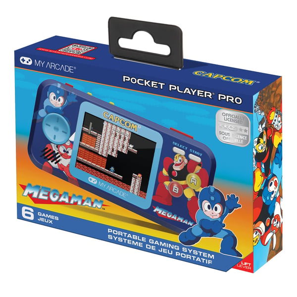 My Arcade Mega Man Pocket Player Pro bärbara spelkonsoller 6,98 cm (2.75") Multifärg