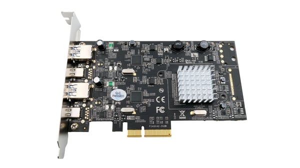 Miniatyrbild 2 av 3: EXSYS EX-12005 nätverkskort/adapters Intern USB 3.2 Gen 2 (3.1 Gen 2)