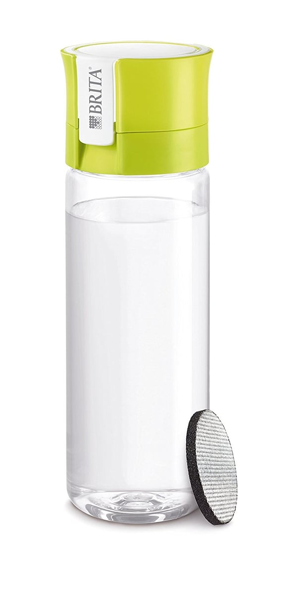 Miniatyrbillede 1 af 5: Brita Fill&Go Vital Vandfiltreringsflaske 0,6 L Grøn, Transparent