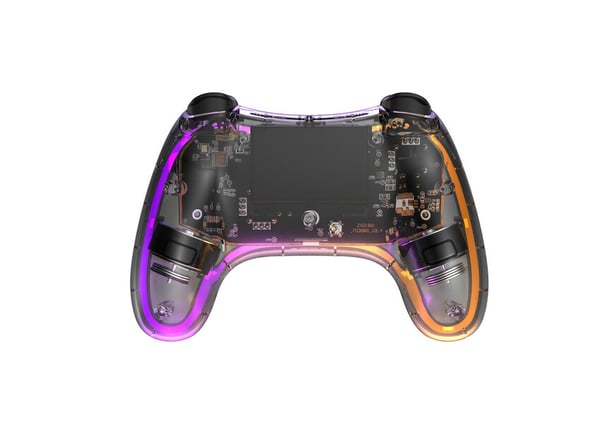 Canyon , 2.4G Wireless Controller with built-in 800mah battery, 2M Type-C charging cable ,Wireless Gamepad for Android / PC / PS3 /PS4 /XBOX360/ Nitendo Switch?RGB Lighting), 151*110*42mm, 208g