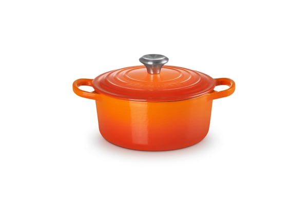 Miniatyrbillede 1 af 5: Le Creuset Signature 1,8 L Rund Orange