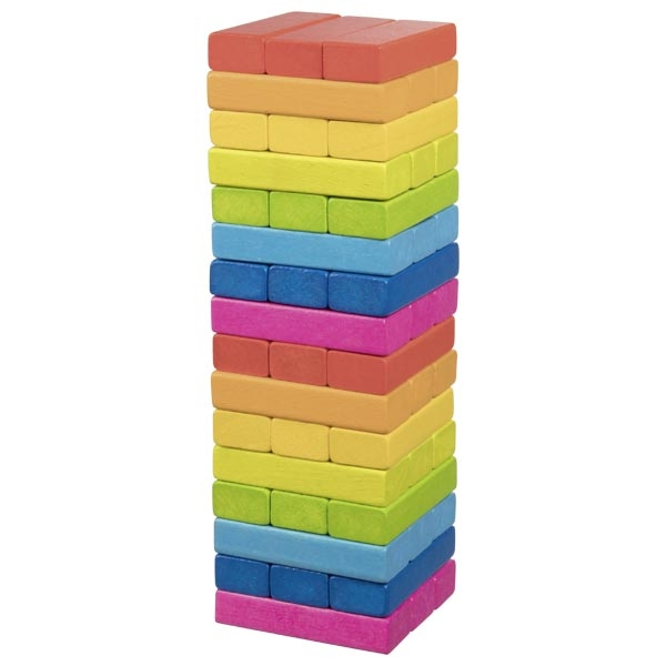 Miniatyrbild 1 av 2: Goki Tumbling tower Rainbow Brädspel Finmotorik (fingerfärdighet)