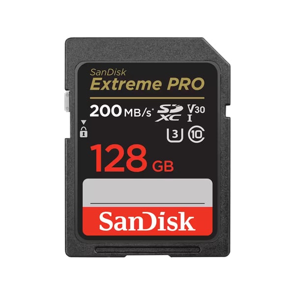 SanDisk Extreme Pro - Flash-hukommelseskort - 128 GB SanDisk Extreme Pro - Flash-hukommelseskort - 128 GB