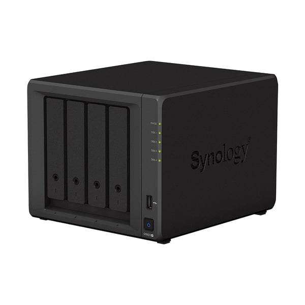 Pikkukuva 3 / 7: Synology DiskStation DS923+ NAS- ja tallennuspalvelimet Tower Ryzen Embedded R1600 4 GB DDR4L 0 TB DiskStation Manager Musta