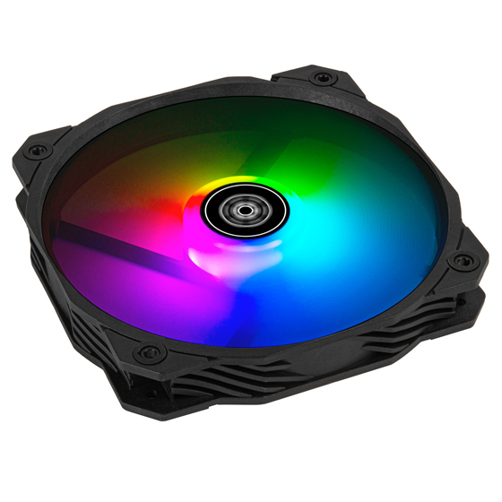 Silverstone Shark Force 160 ARGB Datorväska Fan Svart, Vit 1 styck