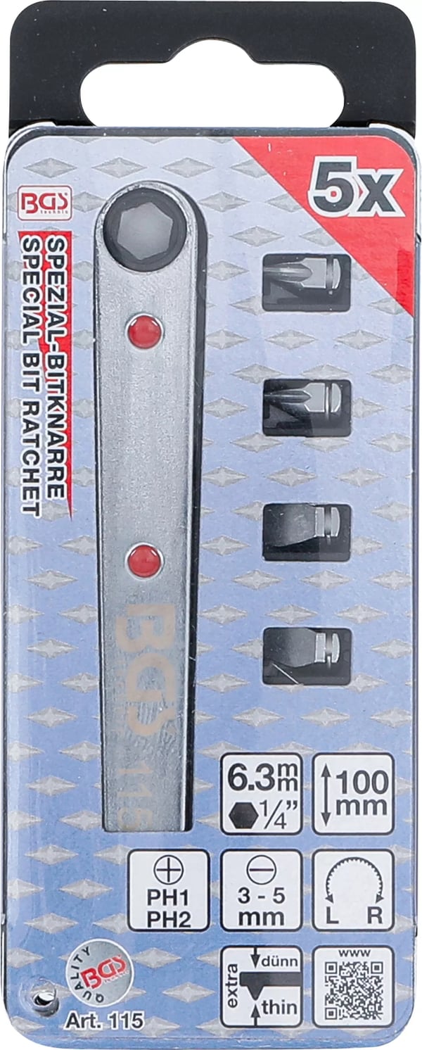 Miniatyrbild 4 av 5: BGS technic Special Bit Ratchet