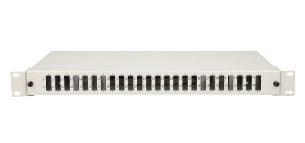 Extralink 48 CORE (24 SC DUPLEX) FIBER OPTIC PATCH PANEL GRAY DUPLEX HOLES - Glasfaser (LWL) - Duplex Patch-panel