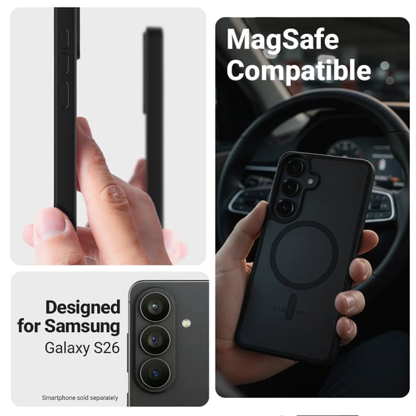 Miniatyrbillede 3 af 5: Crong CRGHMMSGS26BLK mobiltelefon etui Cover Sort