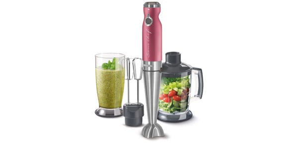 Miniatyrbillede 19 af 26: Sencor SHB 5604RD blender 0,8 L Nedsænkning blender 1200 W Rød, Rustfrit stål