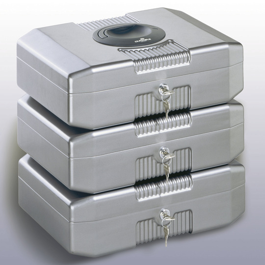 Durable €UROBOXX kassa & biljettboxar Metall Grå