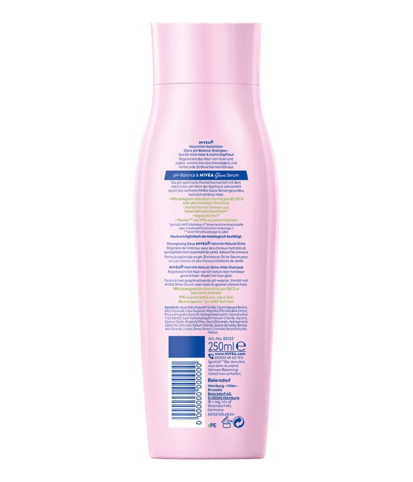 NIVEA 4005900910226 hårshampoo 250 ml Shampo Ikke-professionel Kvinder