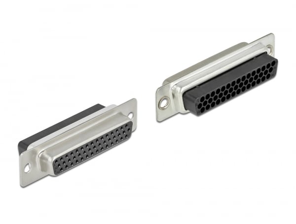 DeLOCK 66836 kabelomvandlare (hane/hona) D-Sub 44pin 2x RJ-45 Beige