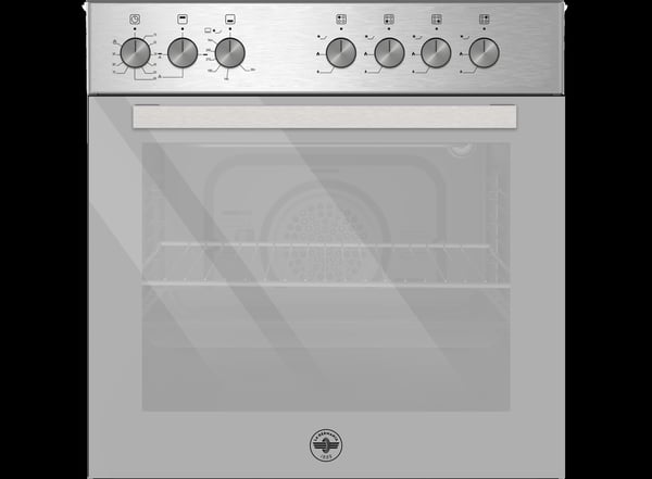 Miniatyrbild 2 av 4: Bertazzoni La Germania SE664GX24 spis Fristående köksspis Elektrisk/Gas Gas Rostfritt stål