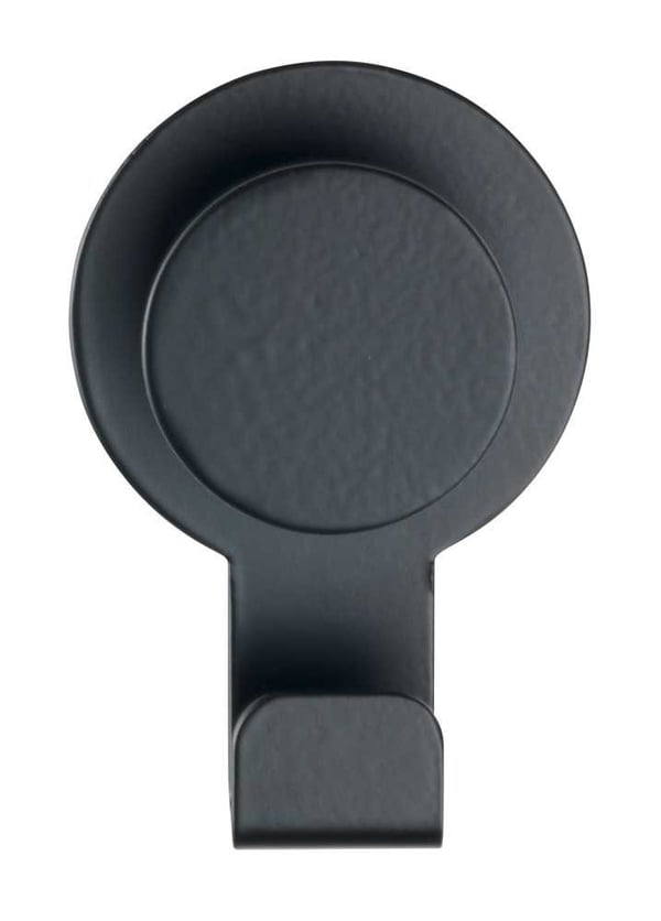 Miniatyrbillede 1 af 4: WENKO 24446100 opbevaringskrog til hjemmet Indendørs Universal krog Sort 1 stk