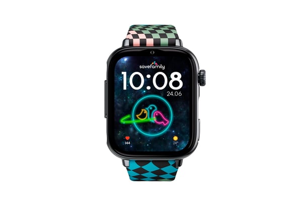 Miniatyrbillede 2 af 2: SaveFamily SaveWatch Plus 2 4,7 cm (1.85") AMOLED Digital 410 x 502 pixel Berøringsskærm 4G Sort Wi-Fi GPS (satellit)