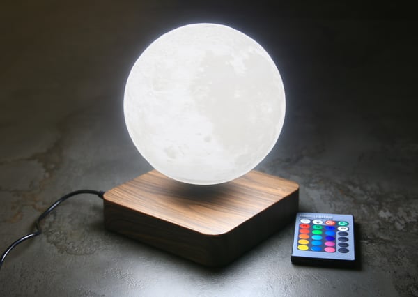 DIPROGRESS DP-MOON-14 bordslampor Glödlampan/-lamporna kan inte bytas ut LED Vit, Trä