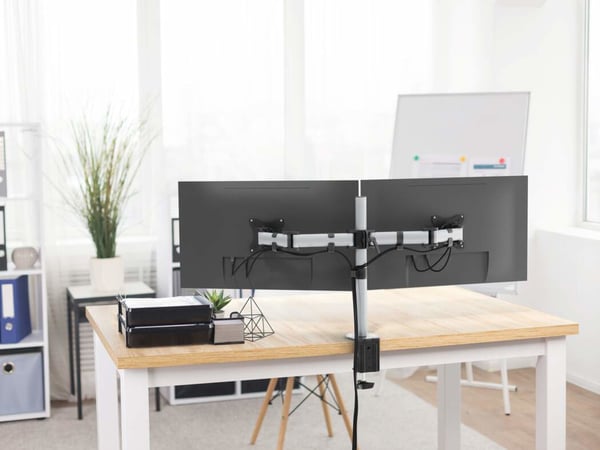 Durable 509523 fäste och ställ till bildskärm 68,6 cm (27") Vägg Silver
