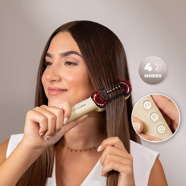 Miniatyrbillede 3 af 11: Cecotec HairCare Revitalize Little Voksen Paddle hårbørste Champagne 1 stk