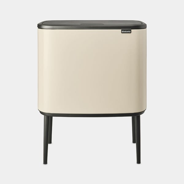 Brabantia Bo Touch Bin 33 l 3 korgar Beige