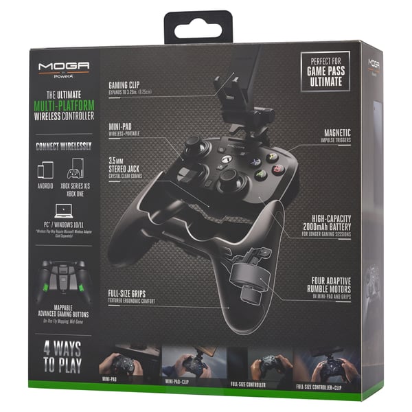 PowerA 1526788-01 spil-controller Sort Bluetooth Gamepad Analog Android, PC, Xbox Series S, Xbox Series X