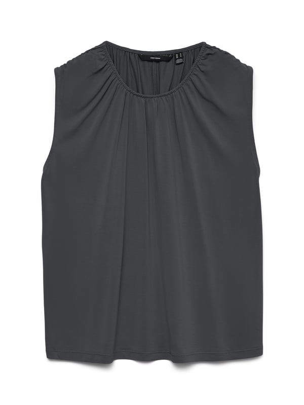 Vero Moda 5715867389384 skjorte & top Top (tøj) Rund halsudskæring Ærmeløs Modal, Polyester