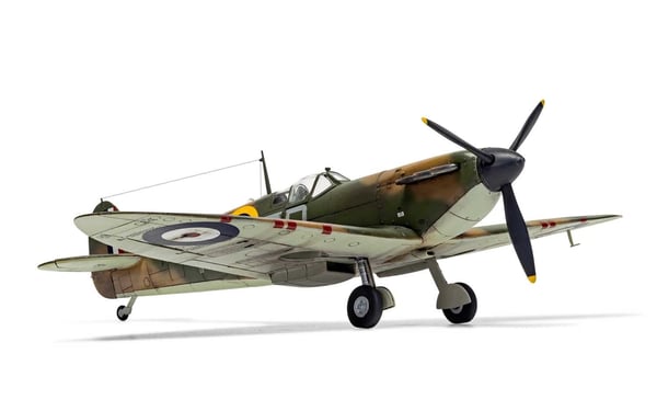 Airfix Supermarine Spitfire Mk.1 a Pienoismallikiinteäsiipinen ilma-alus Kokoamispakkaus 1:48