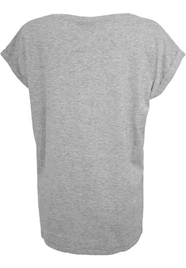 Urban Classics Ladies Extended Shoulder Tee T-tröja Urringad Kortärmad Bomull, Jersey