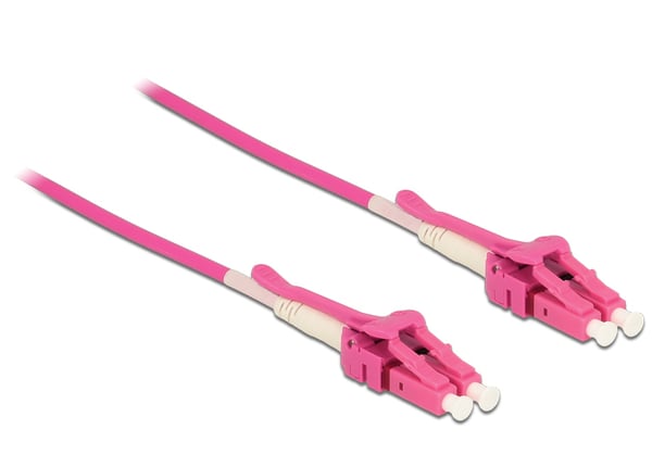 Miniatyrbild 1 av 2: DeLOCK 85135 InfiniBand och fiberoptisk kabel 5 m LC Rosa